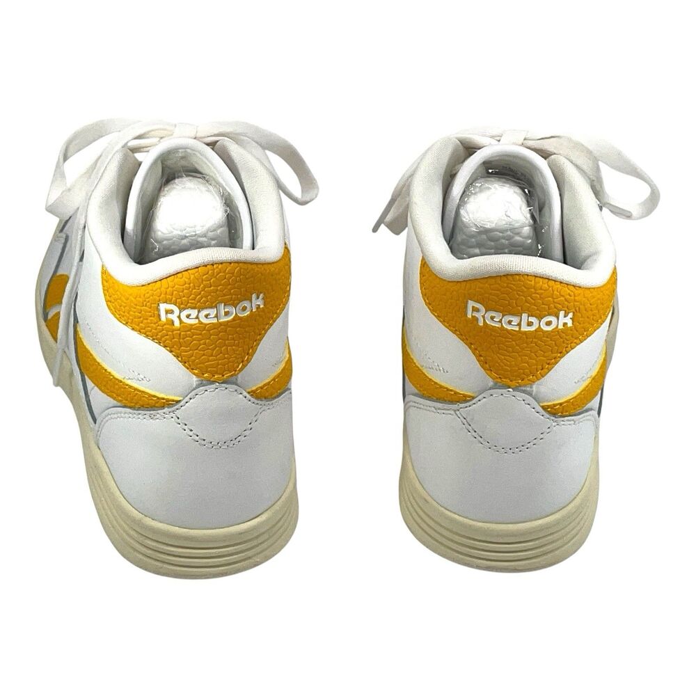 Reebok Royal BB4500 Hi 2 Women’s White Yellow High Top Shoes Size 7.5 - Picture 4 of 7